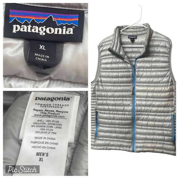 Patagonia Other - Patagonia Mens Goose
Down Sweater Vest Puffer
Gray size XL